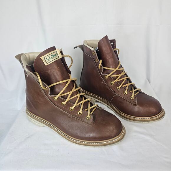 1980s Vintage L.L. Bean Felt Sole Wading Shoe Boots Size 11 USA Made - Picture 1 of 6